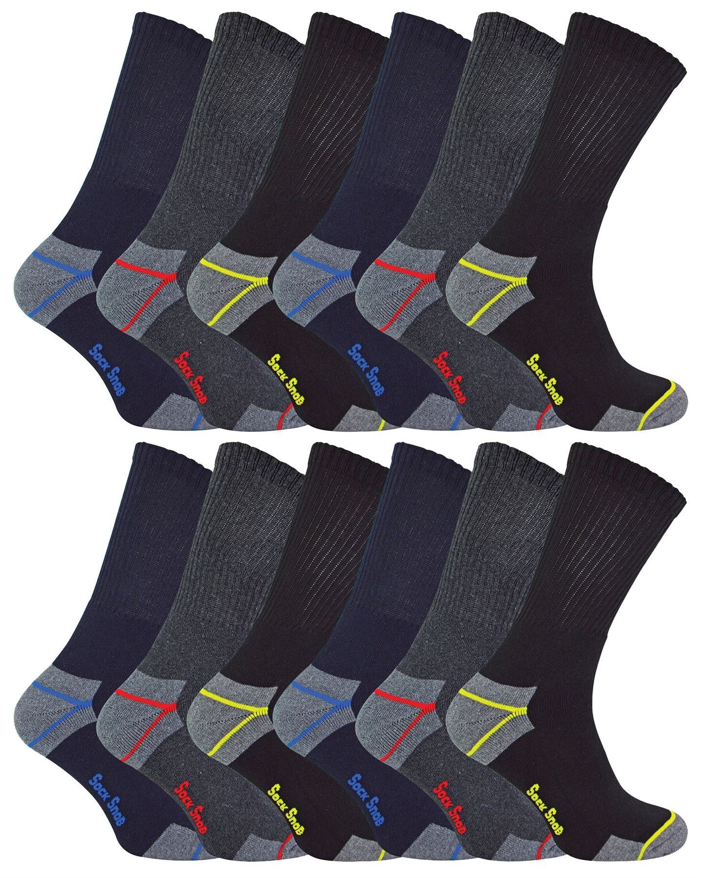 Ultimate Work Socks Bigfoot 12-14 UK (12 Pairs)