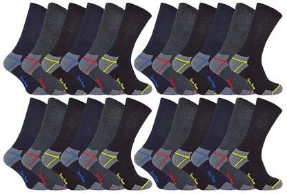 Ultimate Work Socks Bigfoot 12-14 UK (24 Pairs)