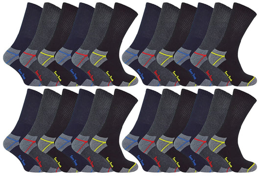 Ultimate Work Socks 6-11 UK (24 Pairs)