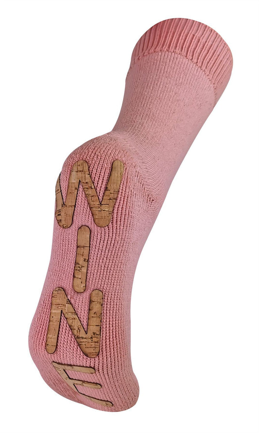 WINE Slipper Socks (Rose)