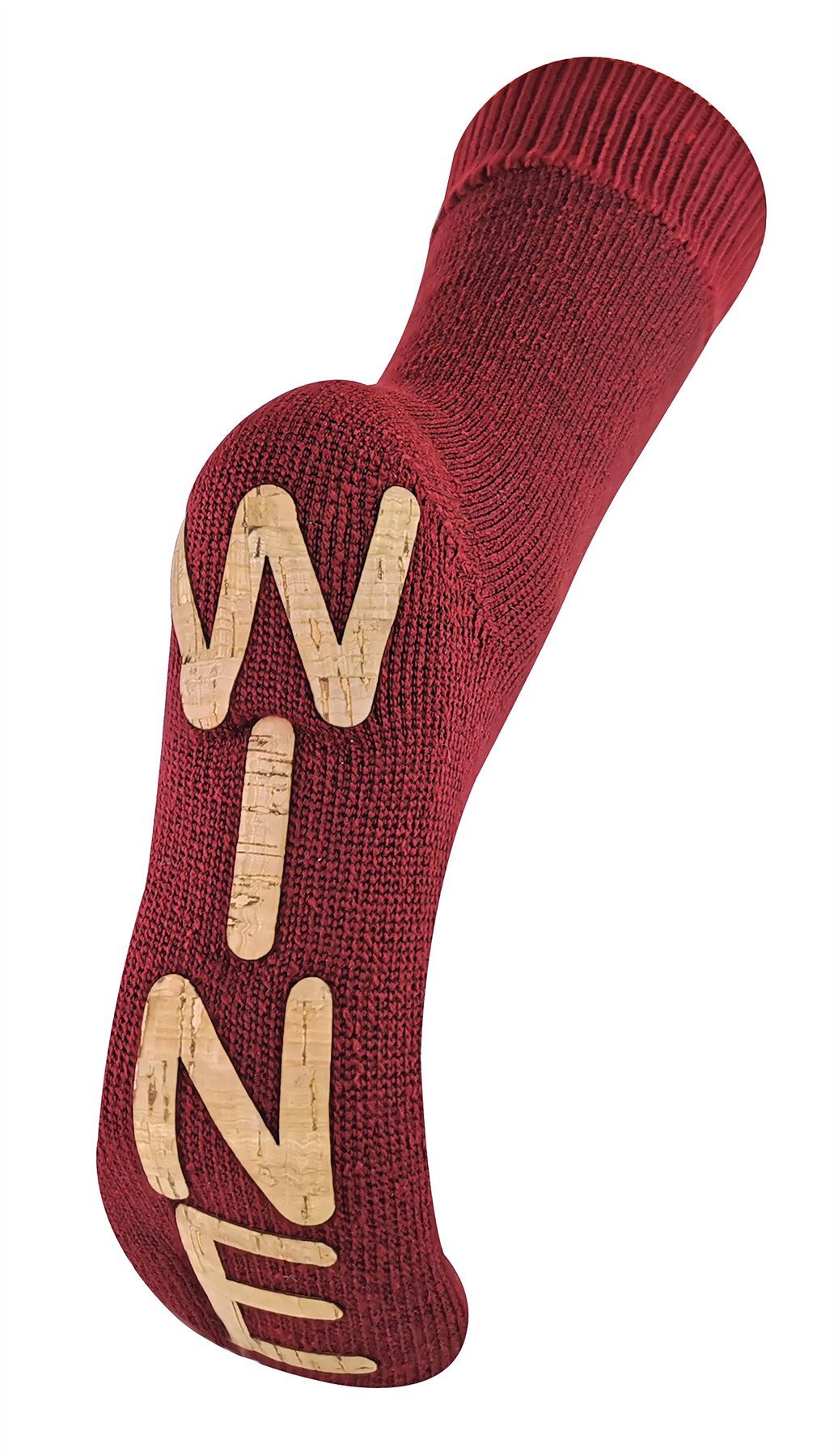 WINE Slipper Socks (Red)