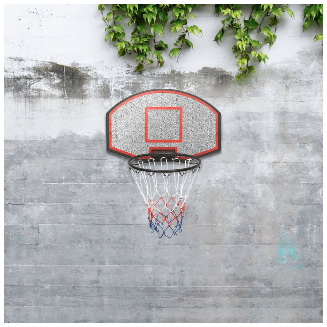 Basketball Backboard Black 71x45x2 cm Polyethene