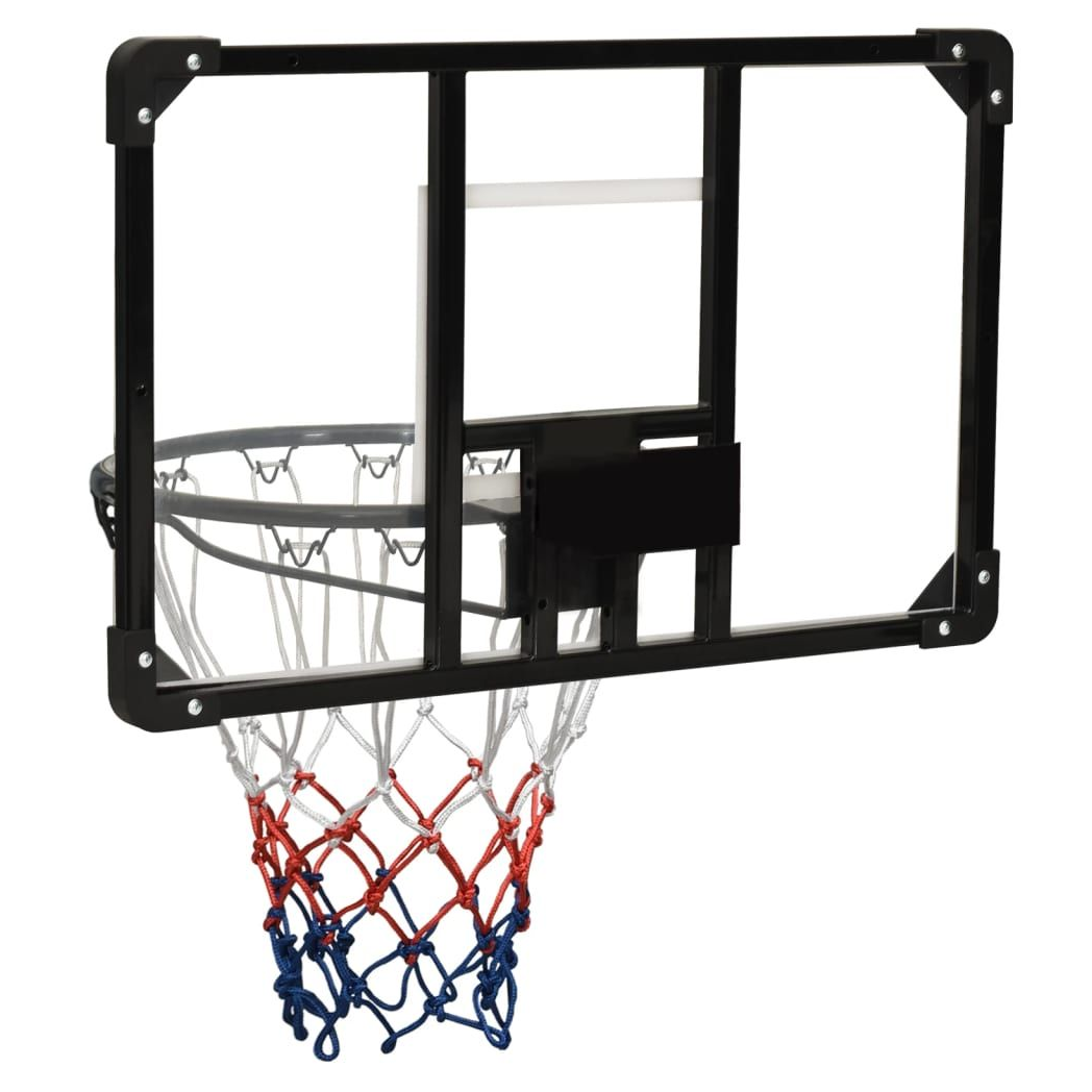 Basketball Backboard Transparent 71x45x2.5 cm Polycarbonate