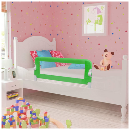 Toddler Safety Bed Rail 2 pcs Green 102x42 cm