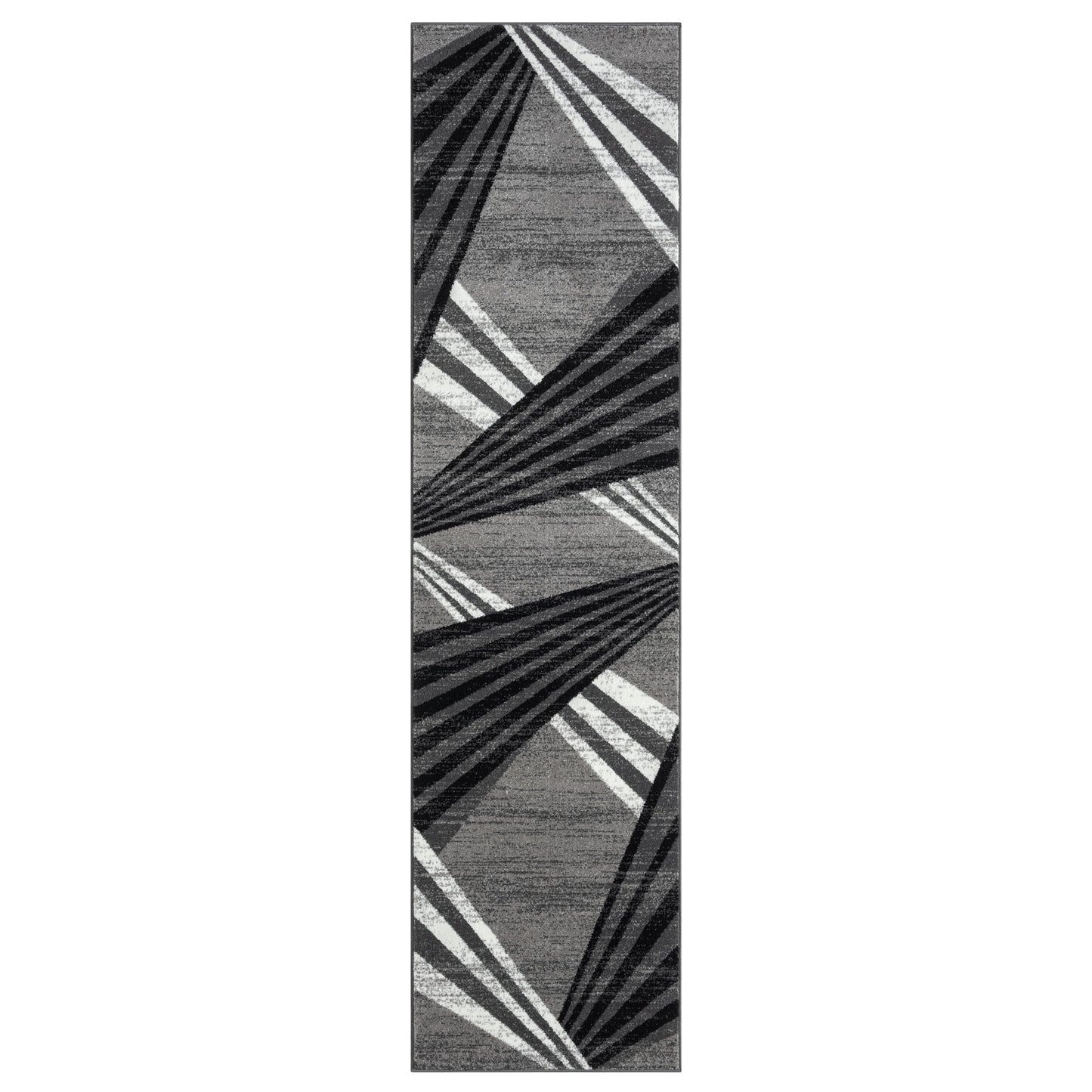 Adore Geometric Textural Rug - Grey - 240x240