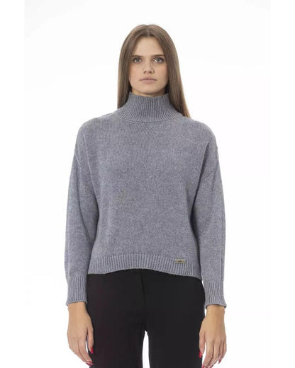 Baldinini Trend Women's Gray Viscose Sweater - M