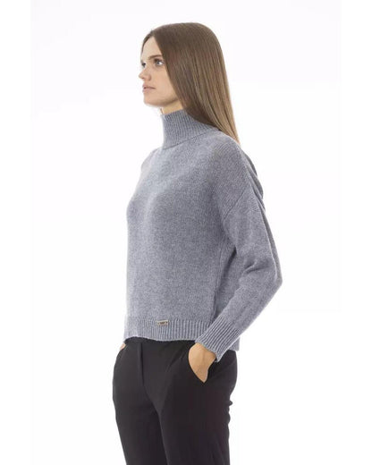 Baldinini Trend Women's Gray Viscose Sweater - M