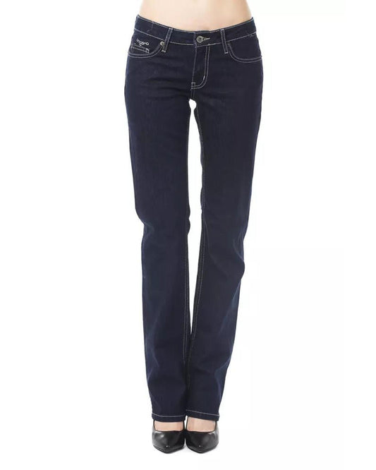 Ungaro Fever Women's Blue Cotton Jeans & Pant - W28 US