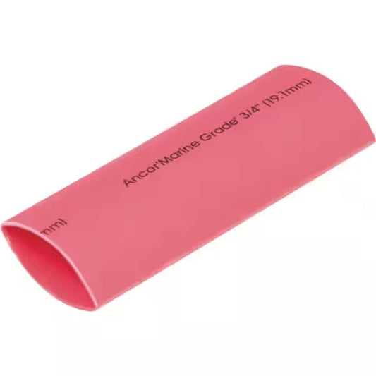 Ancor 3/4"" X 48"" Red Heat Shrink Tubing