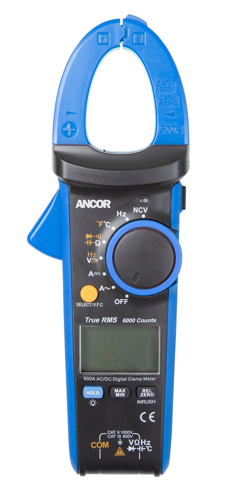 Ancor True Rms 12 Function Digital Snap-around Multimeter