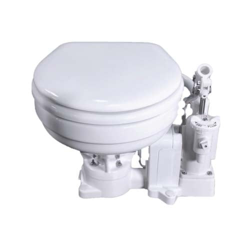 Raritan Ph Powerflush Manual Toilet Marine Size Bowl 12v