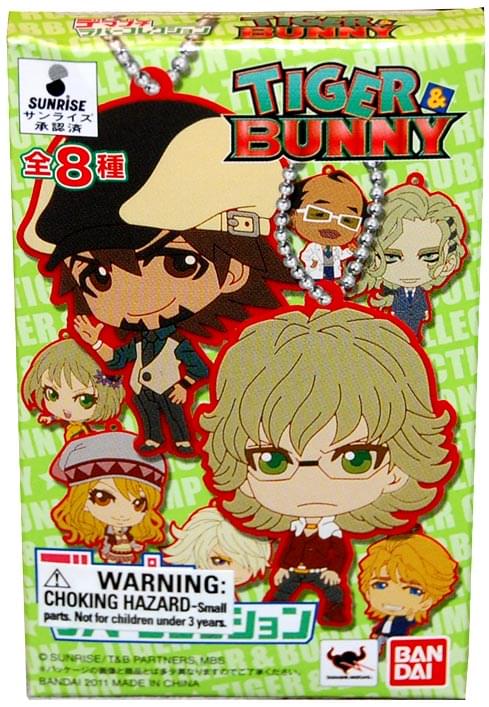 Tiger & Bunny Rubber Collection Keychain Blind Packaging Single Random