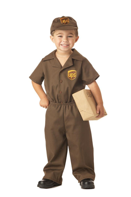 Ups Guy Costume Toddler Medium 3-4T