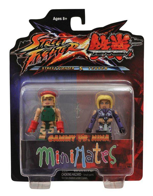 Street Fighter X Tekken Minimates Figure 2 Pack Cammy vs Nina