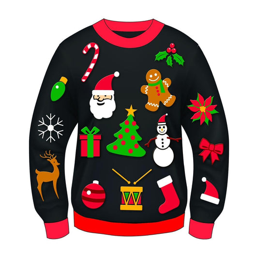 Ugly Christmas Icon Adult Sweater Standard