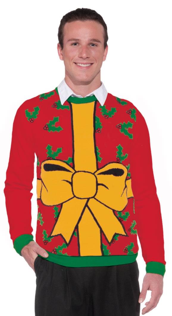 Ugly Christmas Gift Adult Sweater Standard