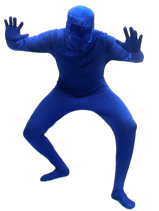 Blueman Bodysuit Costume Adult X-Large