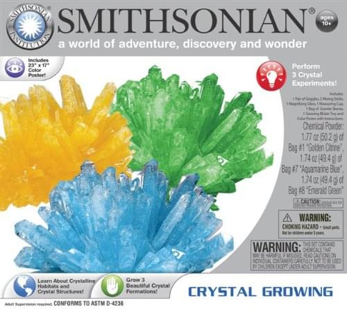 Smithsonian Crystal Growing Gem Kit