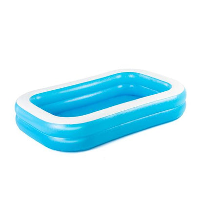 Bestway 54006 Family Blue 8 Foot Rectangular Inflatable Pool