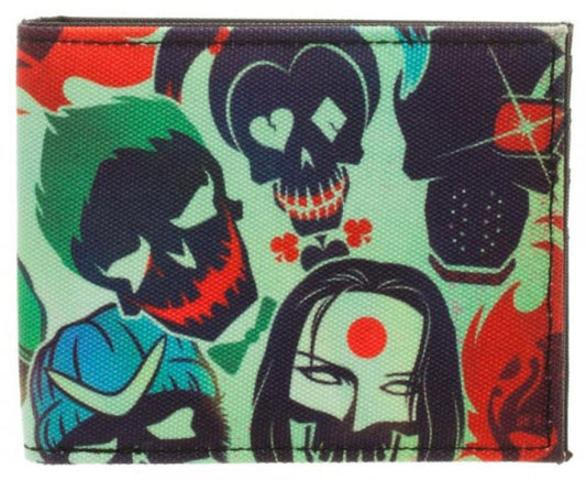 Suicide Squad Skulls Men's Bi-Fold Wallet