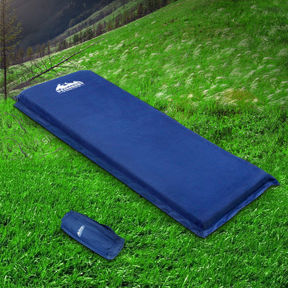 Weisshorn Single Size Self Inflating Matress - Blue