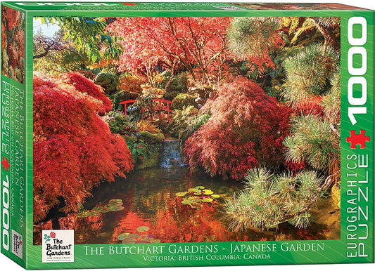 The Butchart Gardens Japanese Garden 1000 Piece Jigsaw Puzzle