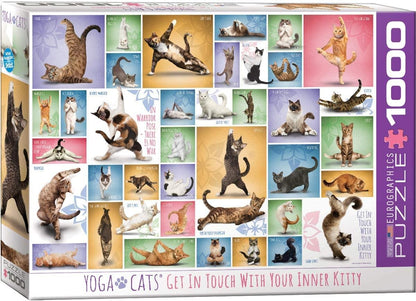 Yoga Cats 1000 Piece Jigsaw Puzzle