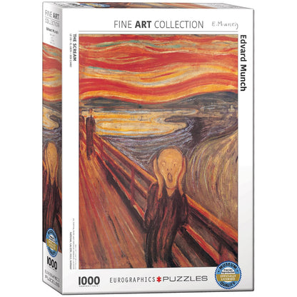 The Scream by Edvard Munch 1000 Piece Jigsaw Puzzle