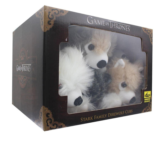 Game of Thrones Exclusive 6-Inch Plush Direwolf Prone Cub 6-Pack