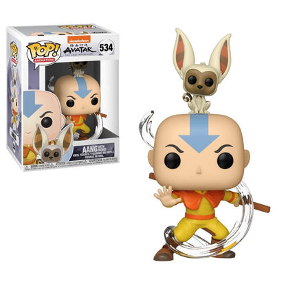 Avatar The Last Airbender Funko POP Vinyl Figure - Aang w/ Momo