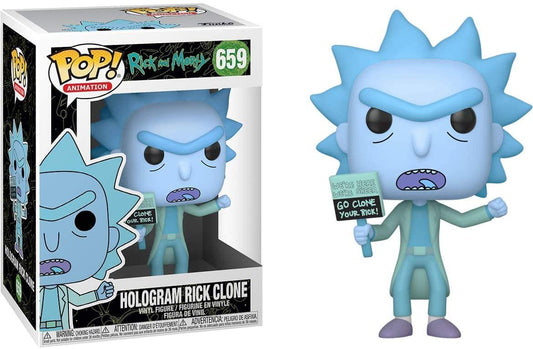 Rick and Morty Funko POP Vinyl Figure § Hologram Rick Clone