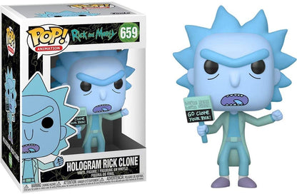 Rick and Morty Funko POP Vinyl Figure § Hologram Rick Clone