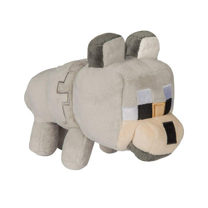 Minecraft Happy Explorer Series 5.5 Inch Collectible Plush Toy - Untamed Wolf