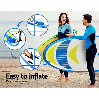 Weisshorn 11FT Stand Up Paddle Board Inflatable SUP Surfborads 15CM Thick