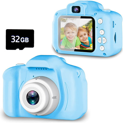 Mini Digital Children Camera Kids Camera 2.0" LCD Toy 32G Card HD