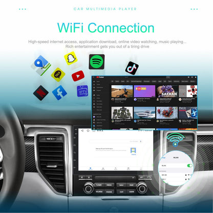 9" Car Radio 2 DIN GPS FM RDS WIFI w/ Rear Camera For Android Auto IOS CarPlay