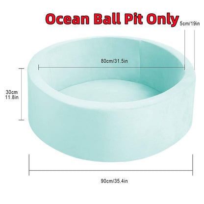 90x30cm Ocean Ball Play Pit Soft Baby Kids Paddling Foam Pool Child Barrier Toy