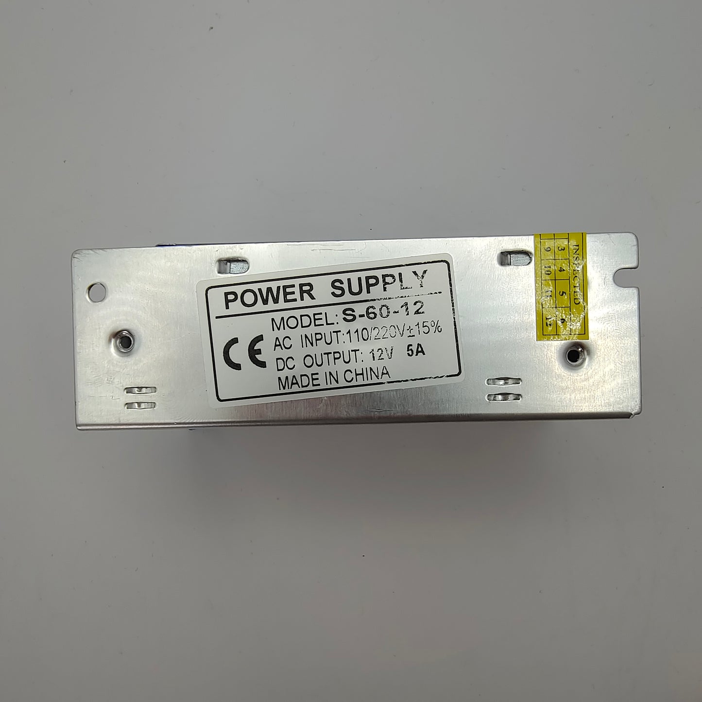 AC 110-240V TO DC 12V/24V 12V 5A 60W Transformer Regulated Power Supply