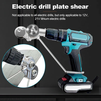 AU Electric Drill Plate Cutter Sheet Metal Nibbler Precise Cutting Sheet Cutter