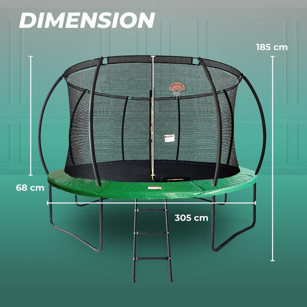 Verpeak Trampoline 10ft VP-BT-142-MI