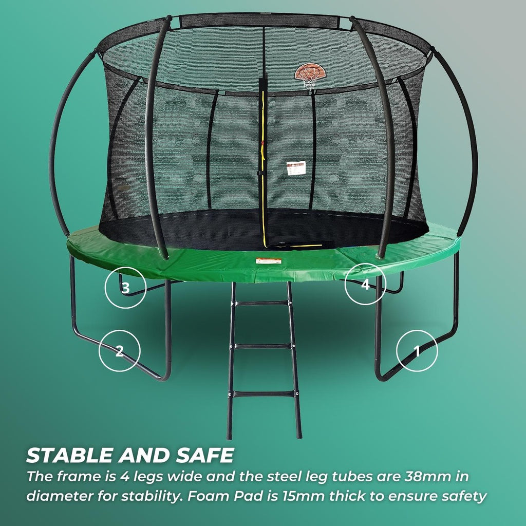 Verpeak Trampoline 12ft VP-BT-143-MI