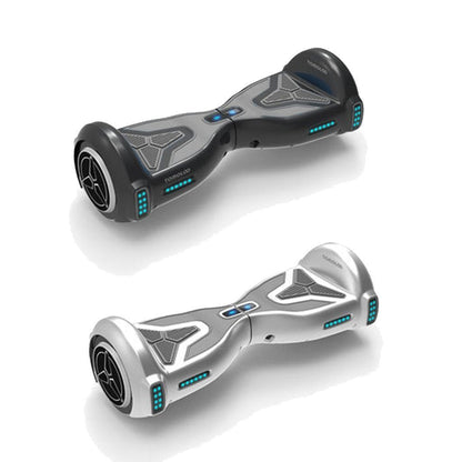 TOMOLOO 6.5" Hoverboard with Bluetooth Speaker and LED Lights Self Balancing Electric Scooter Hover board Skateboard UL2272 Black