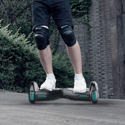 TOMOLOO 6.5" Hoverboard with Bluetooth Speaker and LED Lights Self Balancing Electric Scooter Hover board Skateboard UL2272 Black