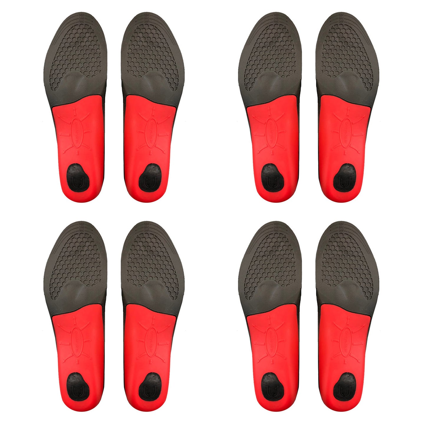 Bibal Insole 4X Pair L Size Full Whole Insoles Shoe Inserts Arch Support Foot Pads