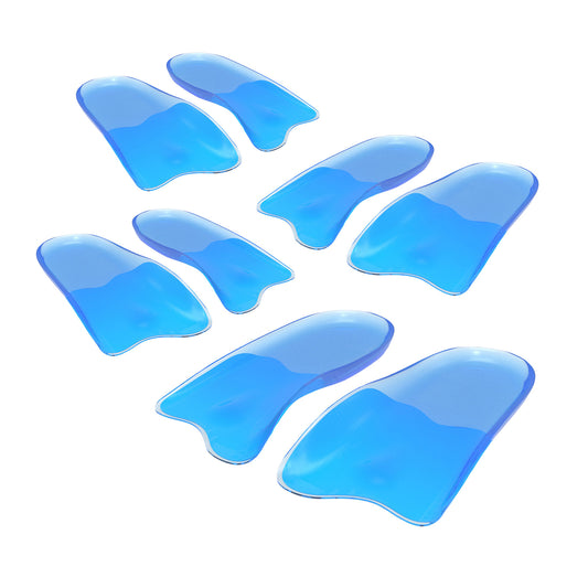 Bibal Insole 4X Pair M Size Gel Half Insoles Shoe Inserts Arch Support Foot Pad