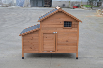 Brown Chicken Coop Rabbit Hutch Cat Cage Hen Chook House