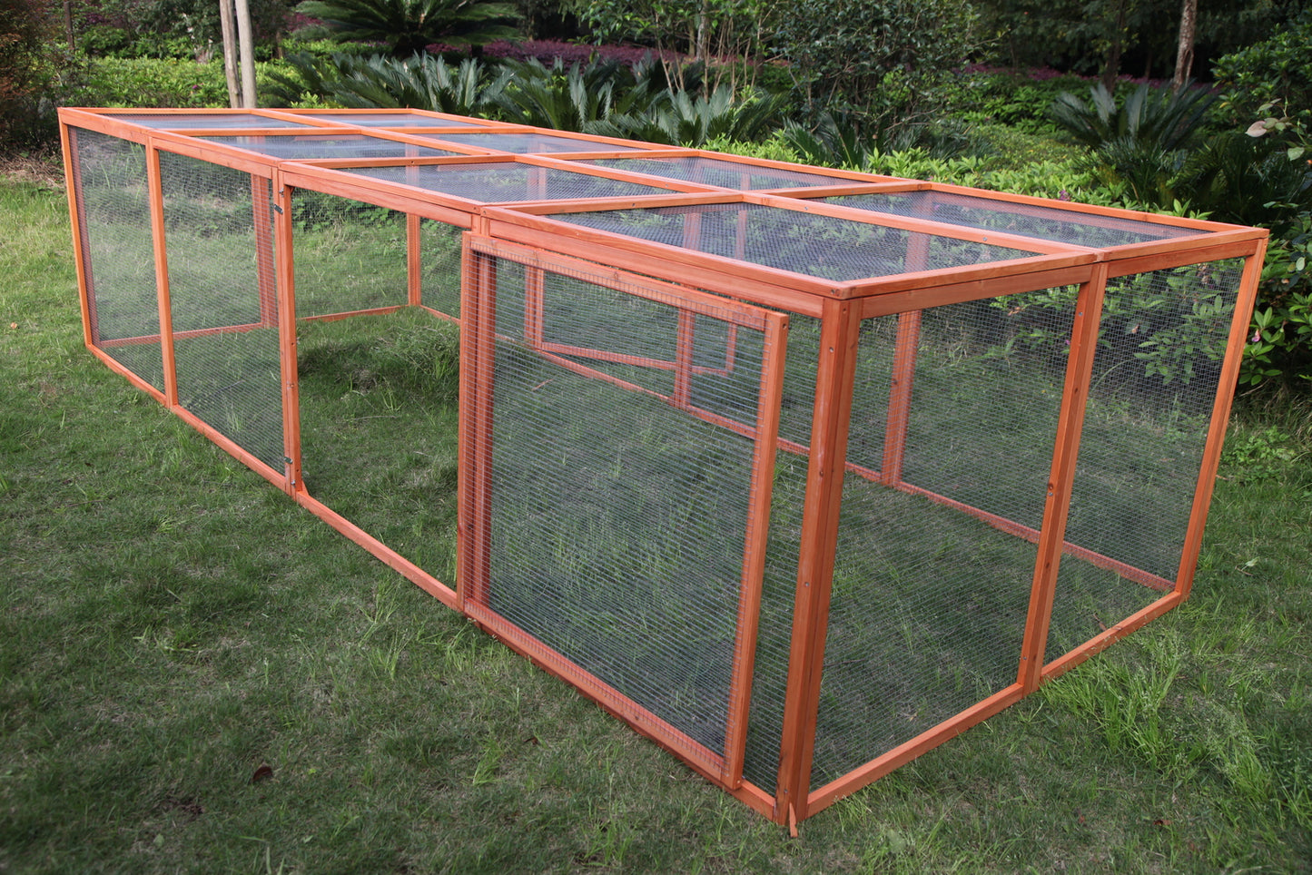 XXL Chicken Coop Run Guinea Pig Cat Cage Villa Extension Rabbit Hutch House Pen