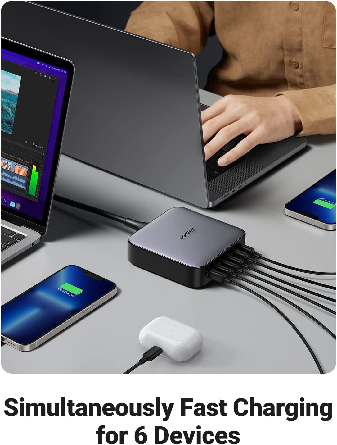 UGREEN 40913 Nexode 200W USB-C Desktop Charger