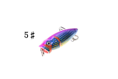 6X 3.5cm Popper Poppers Fishing Lure Lures Surface Tackle Fresh Saltwater