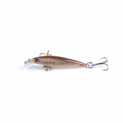 6x Popper Poppers 5cm Minnow Fishing Lure Lures Surface Tackle Fresh Saltwater